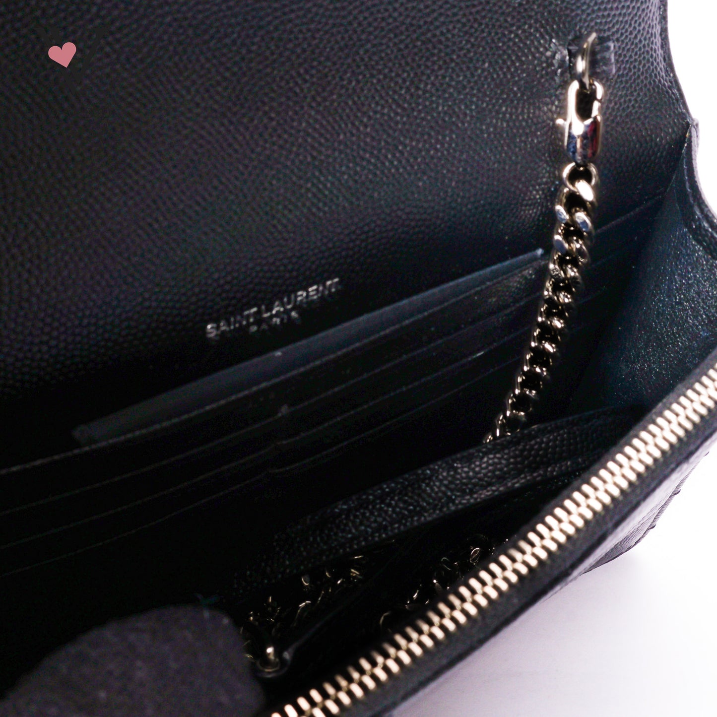 Cassandre Envelope Wallet On Chain Black Small