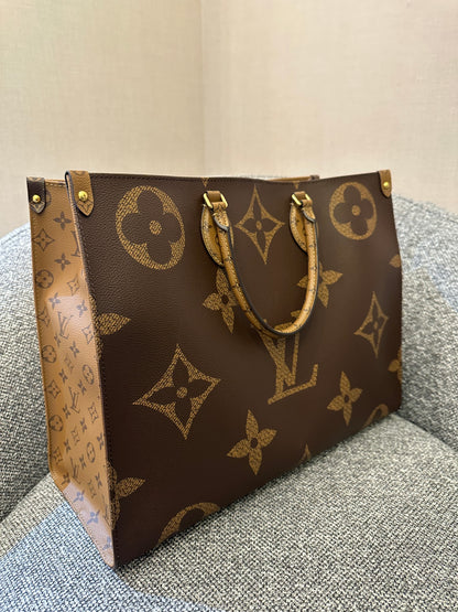 Louis Vuitton OnTheGo GM in Reverse Monogram