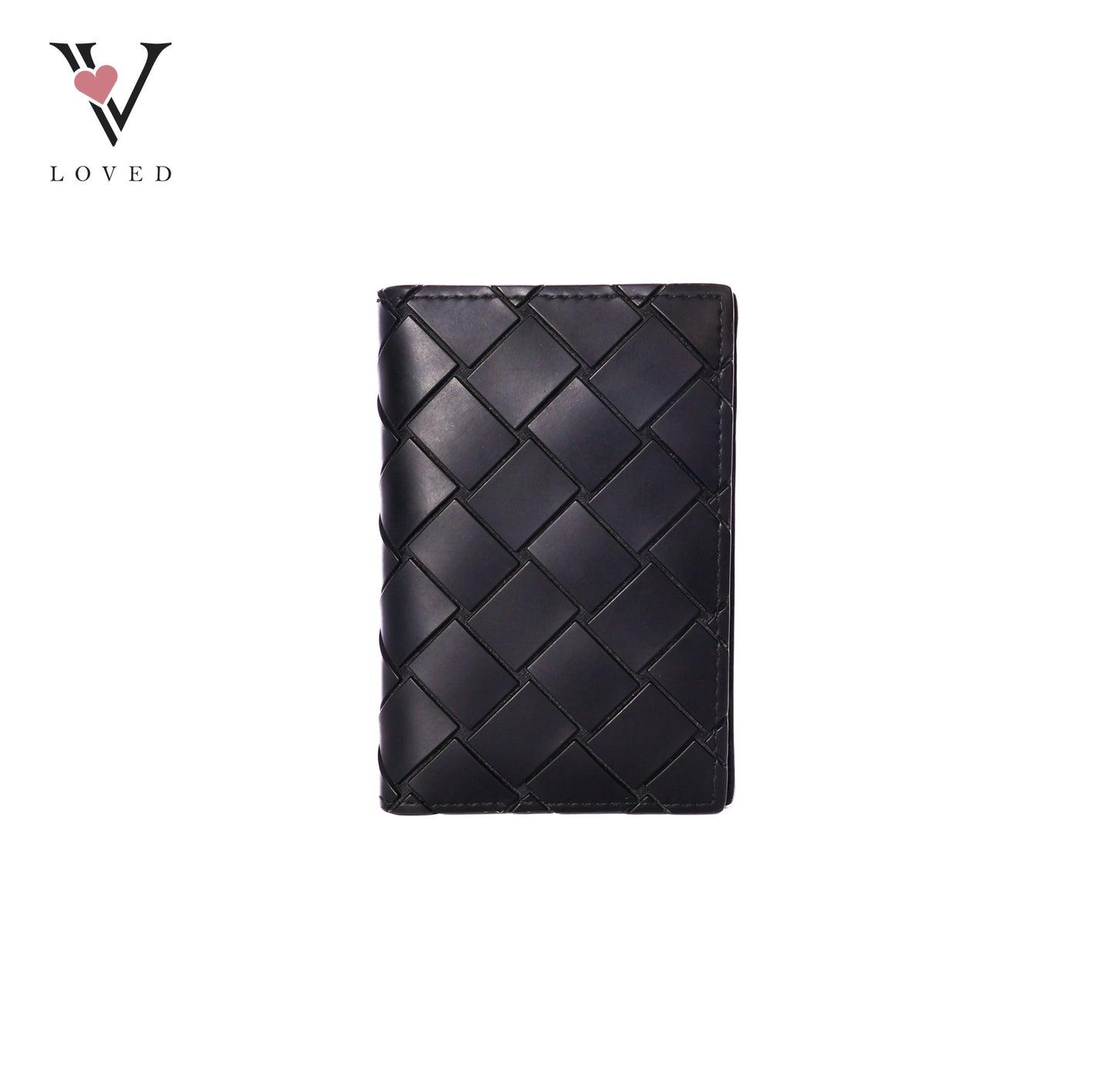 Intrecciato Flap Card Case