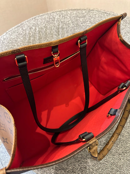 Louis Vuitton OnTheGo GM in Reverse Monogram