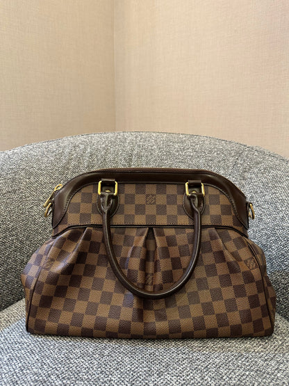 Louis Vuitton Trevi PM Handbag in Damier Ebene