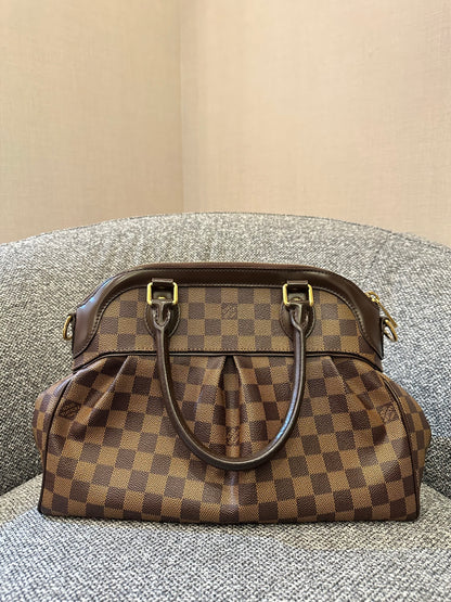 Louis Vuitton Trevi PM Handbag in Damier Ebene