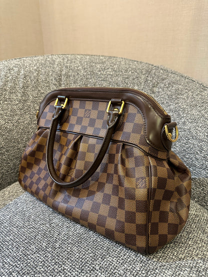Louis Vuitton Trevi PM Handbag in Damier Ebene