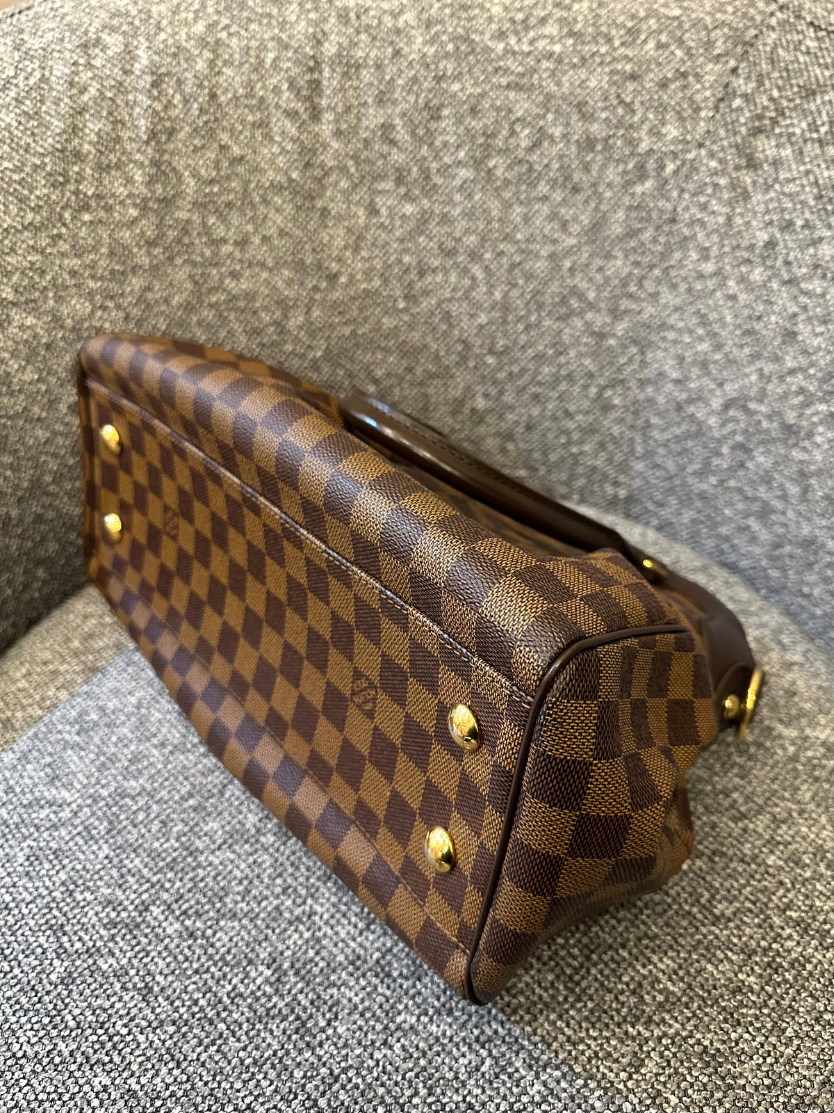 Louis Vuitton Trevi PM Handbag in Damier Ebene