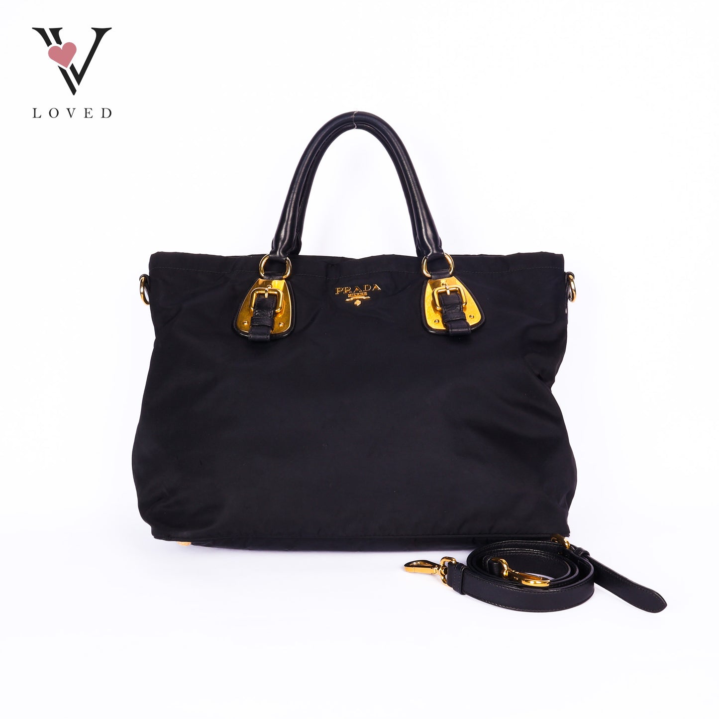 Tessuto Nylon Two- way Tote Bag