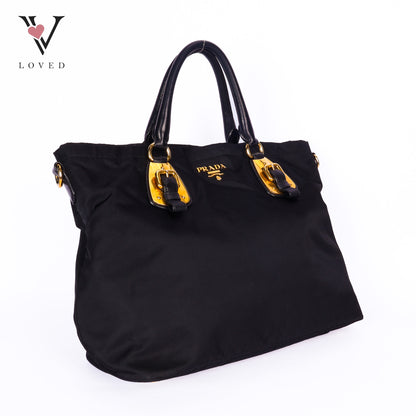 Tessuto Nylon Two- way Tote Bag