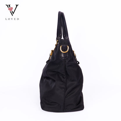 Tessuto Nylon Two- way Tote Bag