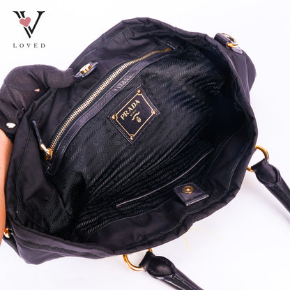 Tessuto Nylon Two- way Tote Bag