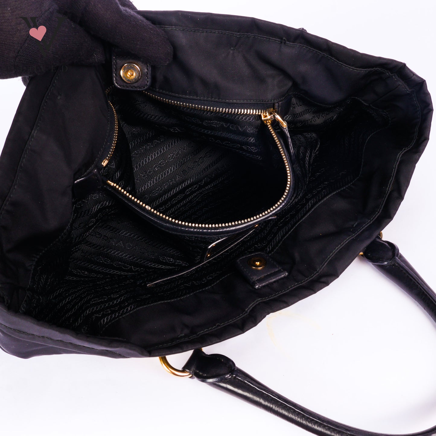 Tessuto Nylon Two- way Tote Bag