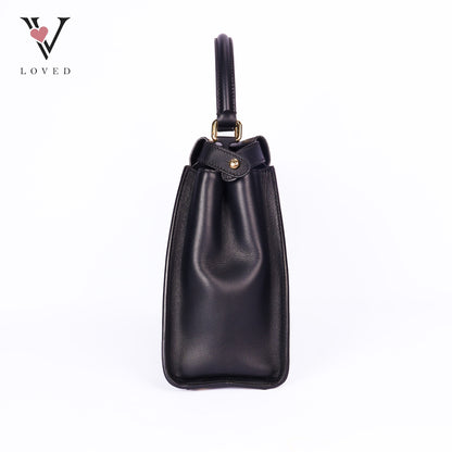 Peekaboo Soft Large Leather Black