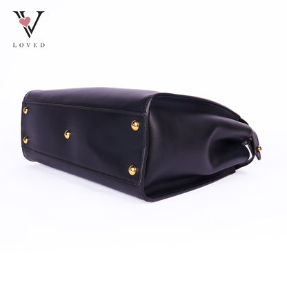 Peekaboo Soft Large Leather Black