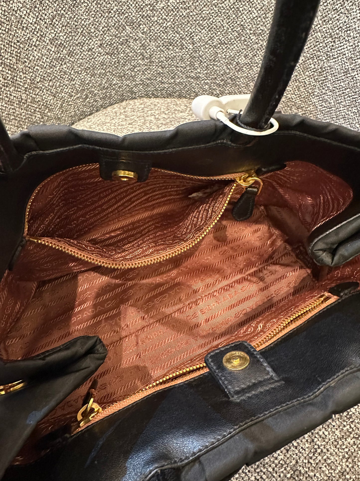 Prada Vintage Ribbon Tessuto Nylon Bag