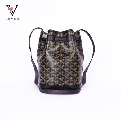 Goyardine Petit Flot Bucket Bag PM Black