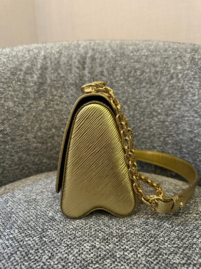 Louis Vuitton Twist PM in Gold Epi Leather
