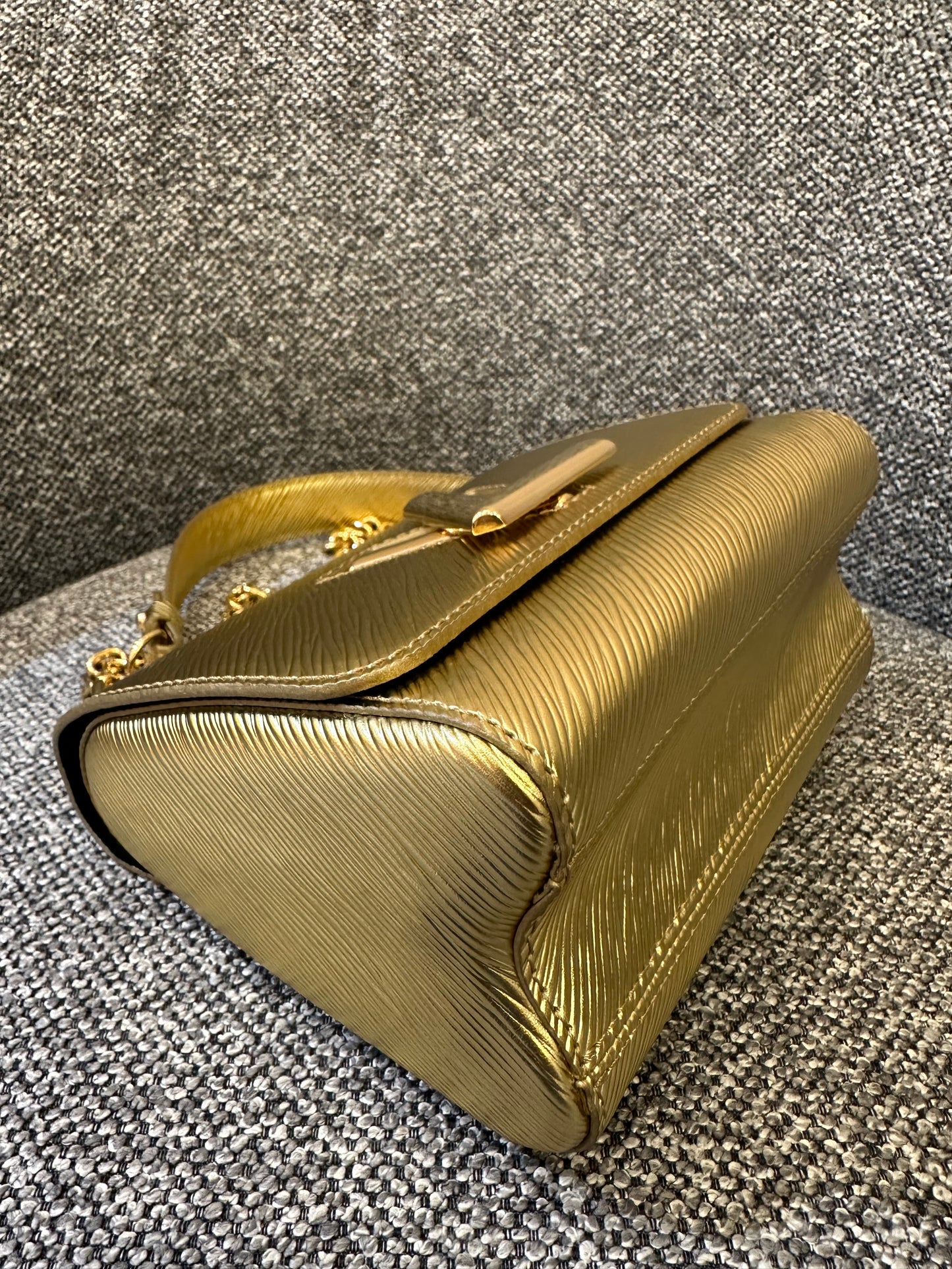 Louis Vuitton Twist PM in Gold Epi Leather