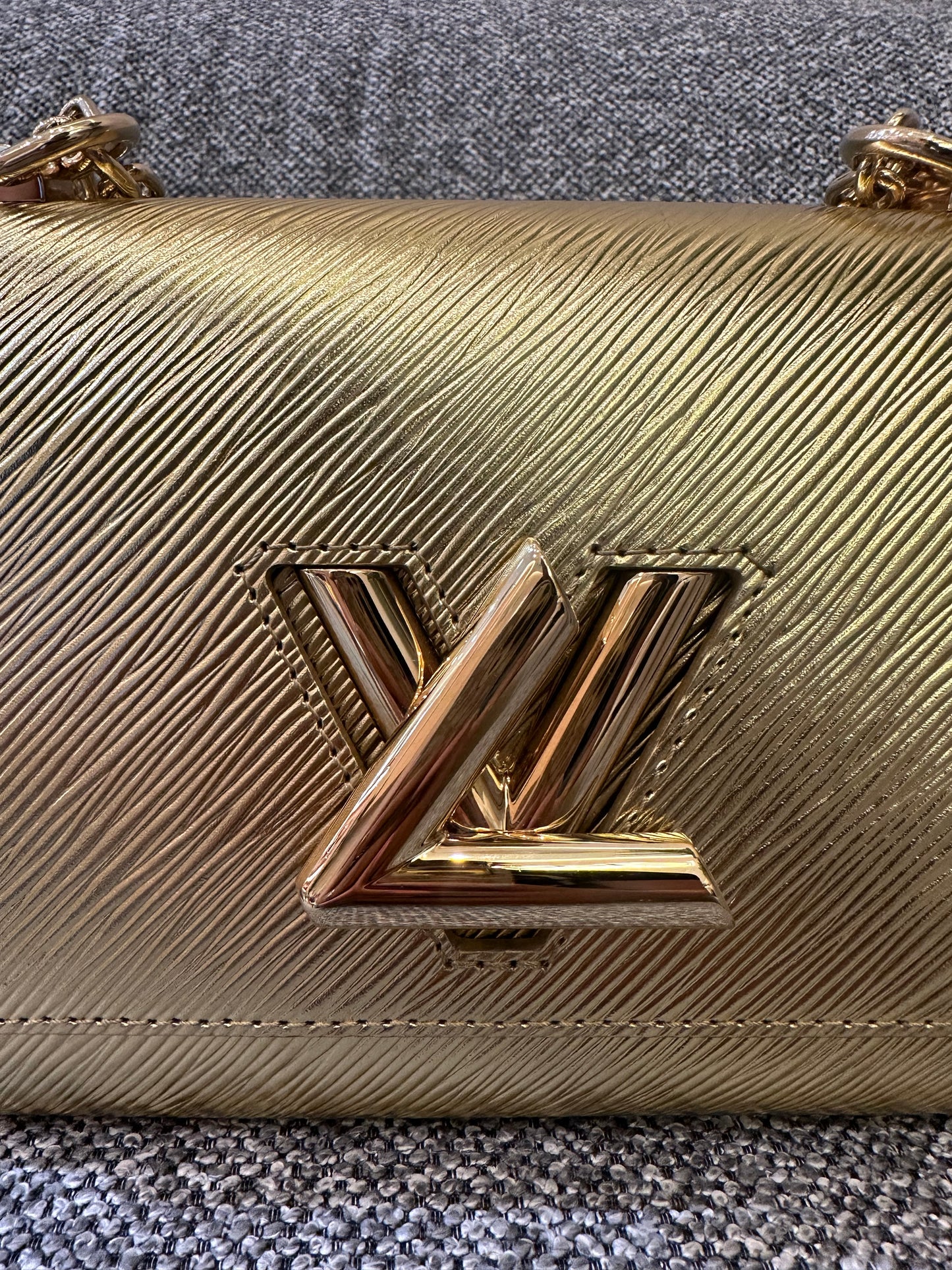 Louis Vuitton Twist PM in Gold Epi Leather