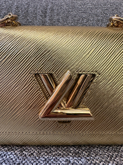 Louis Vuitton Twist PM in Gold Epi Leather