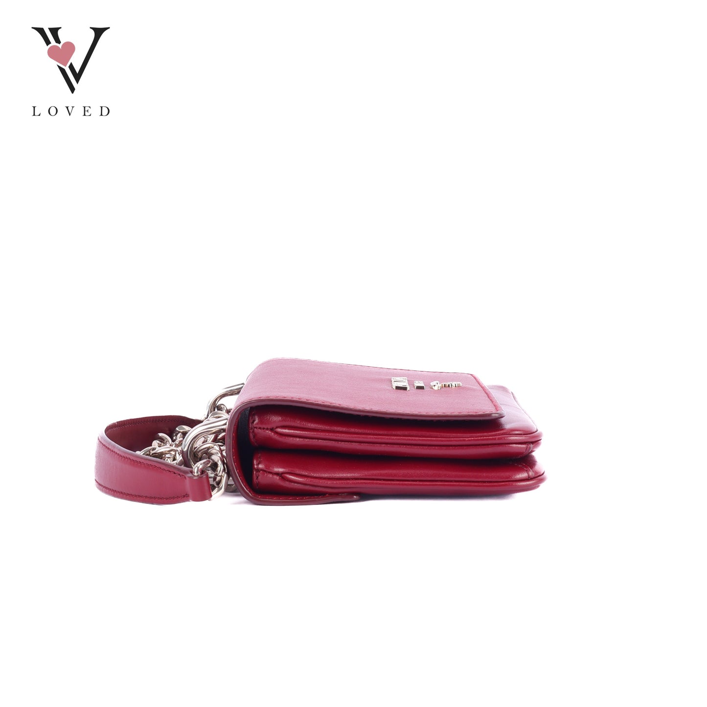 Prada Leather Crossbody Bag in Red