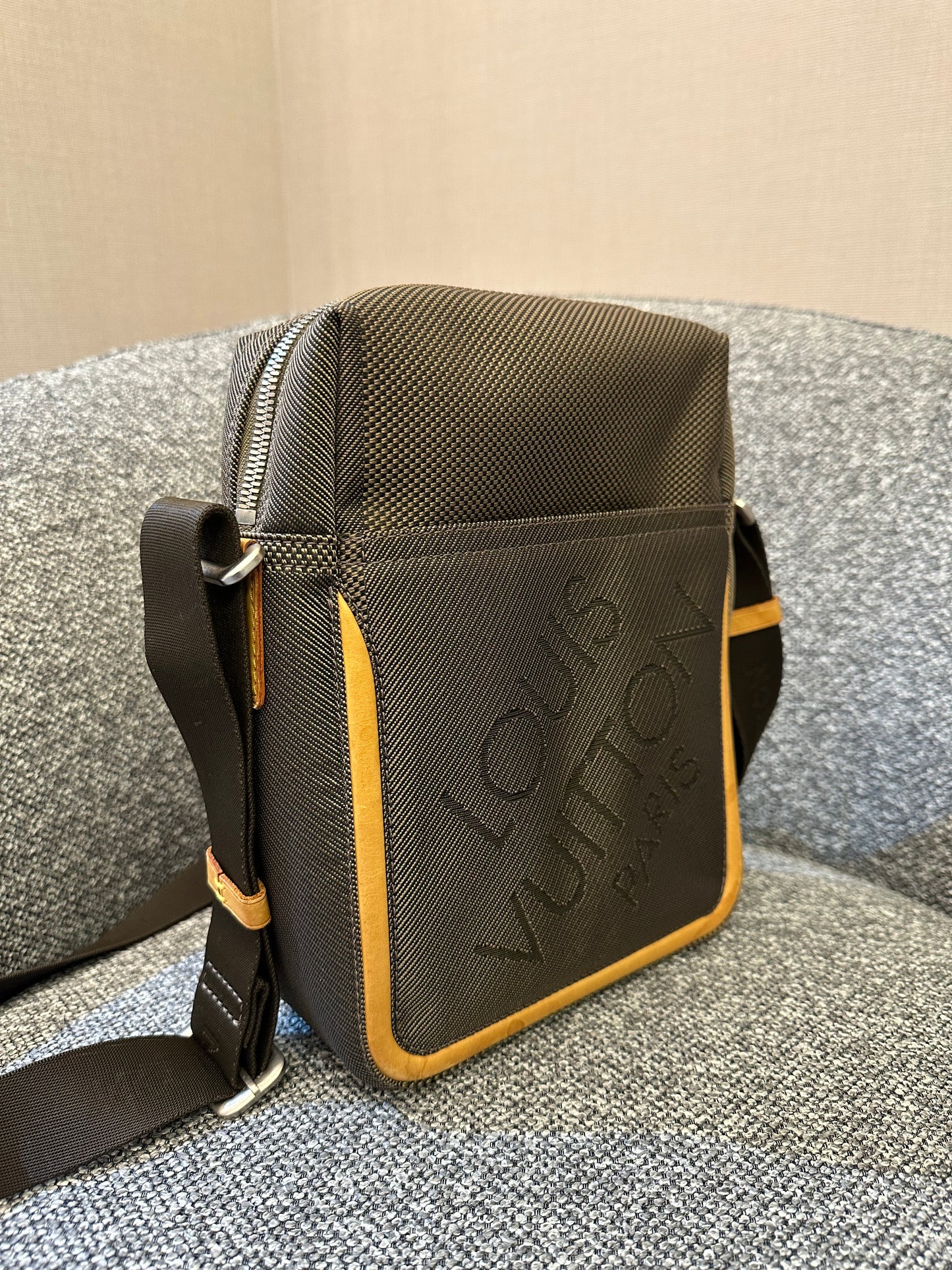 Louis Vuitton Terre Damier Geant Citadin PM Messenger Bag