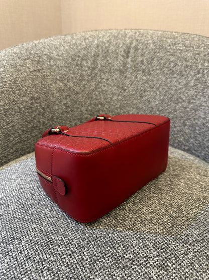 Gucci Microguccissima Top Handle in Red