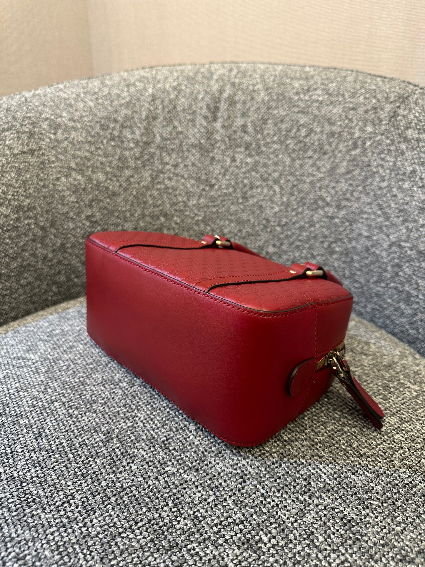 Gucci Microguccissima Top Handle in Red