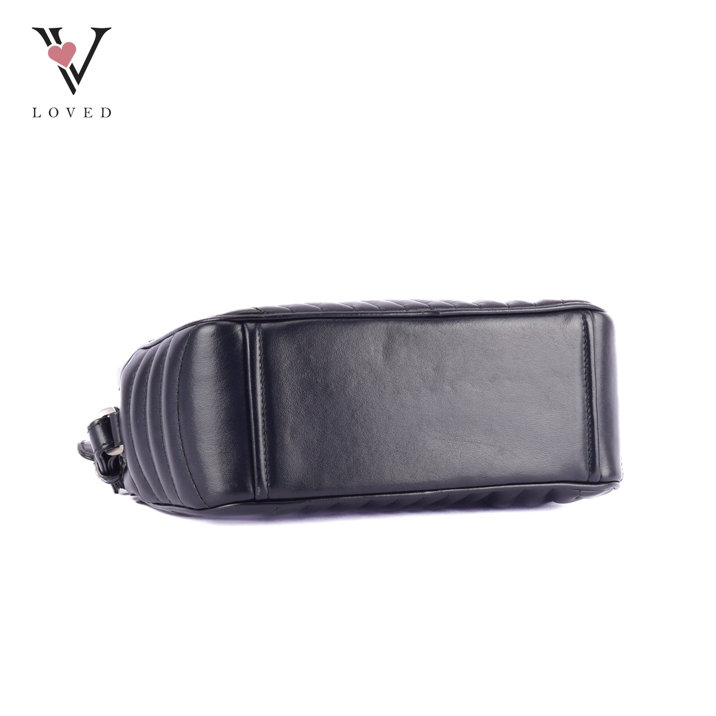 Prada Diagramme Crossbody Bag In Black Soft Calfskin Leather