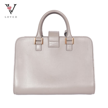 Baby Monogram Cabas In Grey Leather