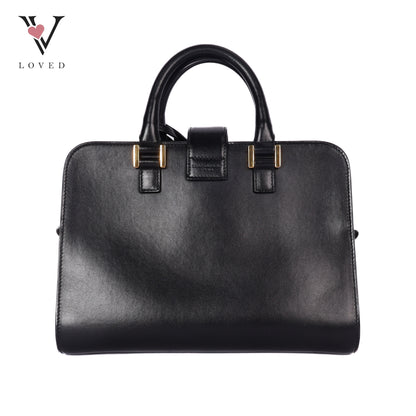 Baby Monogram Cabas In Black Leather