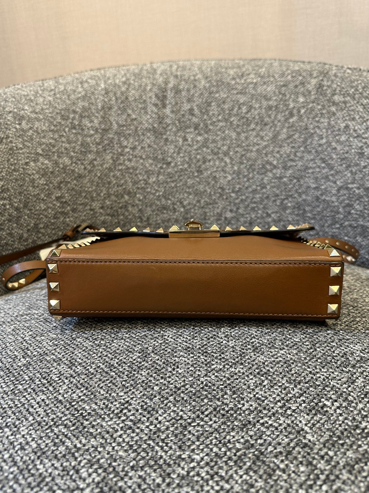 Valentino Garavani Rockstud in Brown Leather