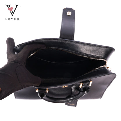 Baby Monogram Cabas In Black Leather