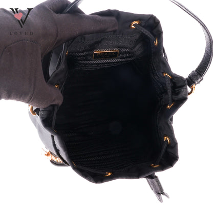 Bucket Nylon Crossbody Bag