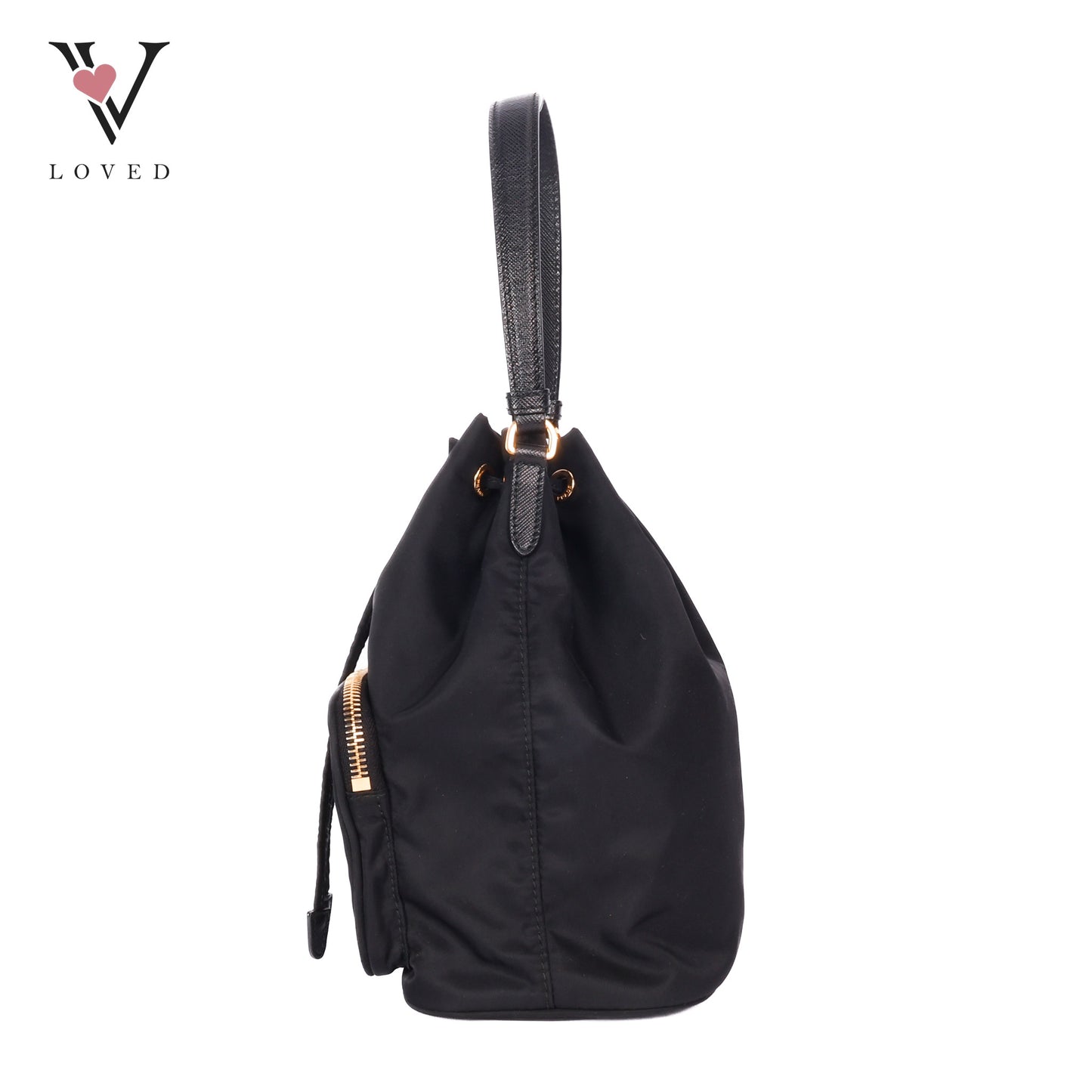 Bucket Nylon Crossbody Bag