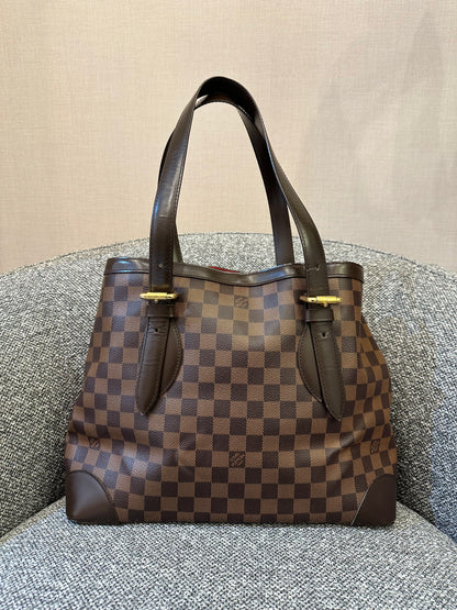 Louis Vuitton Hampstead MM Tote Bag in Damier Ebene