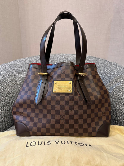 Louis Vuitton Hampstead MM Tote Bag in Damier Ebene