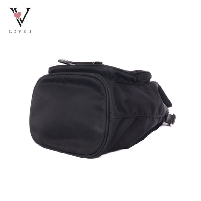 Studded New Vela Tessuto Nylon Bucket Bag