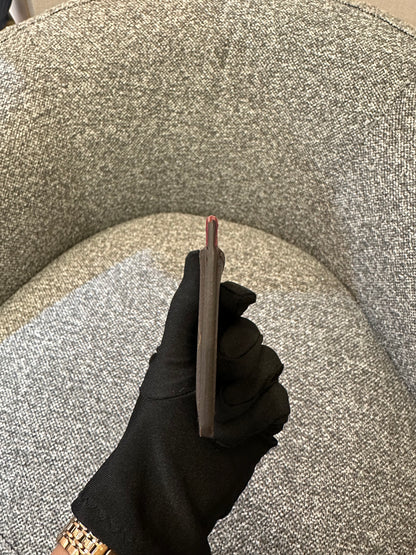 Louis Vuitton Card Case In Monogram Canvas with Red Lining