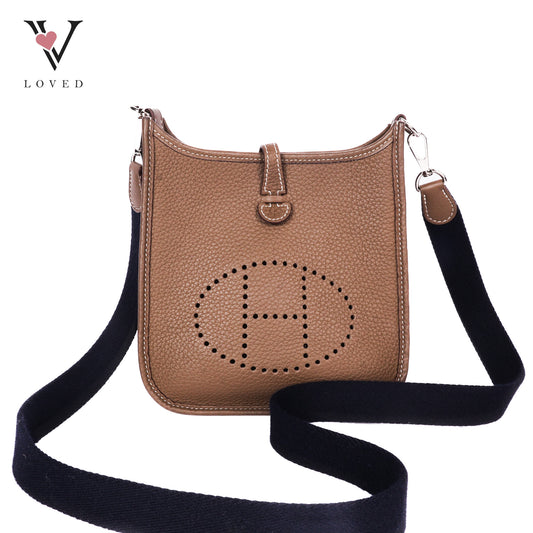 Evelyne In Taupe Clemence Leather