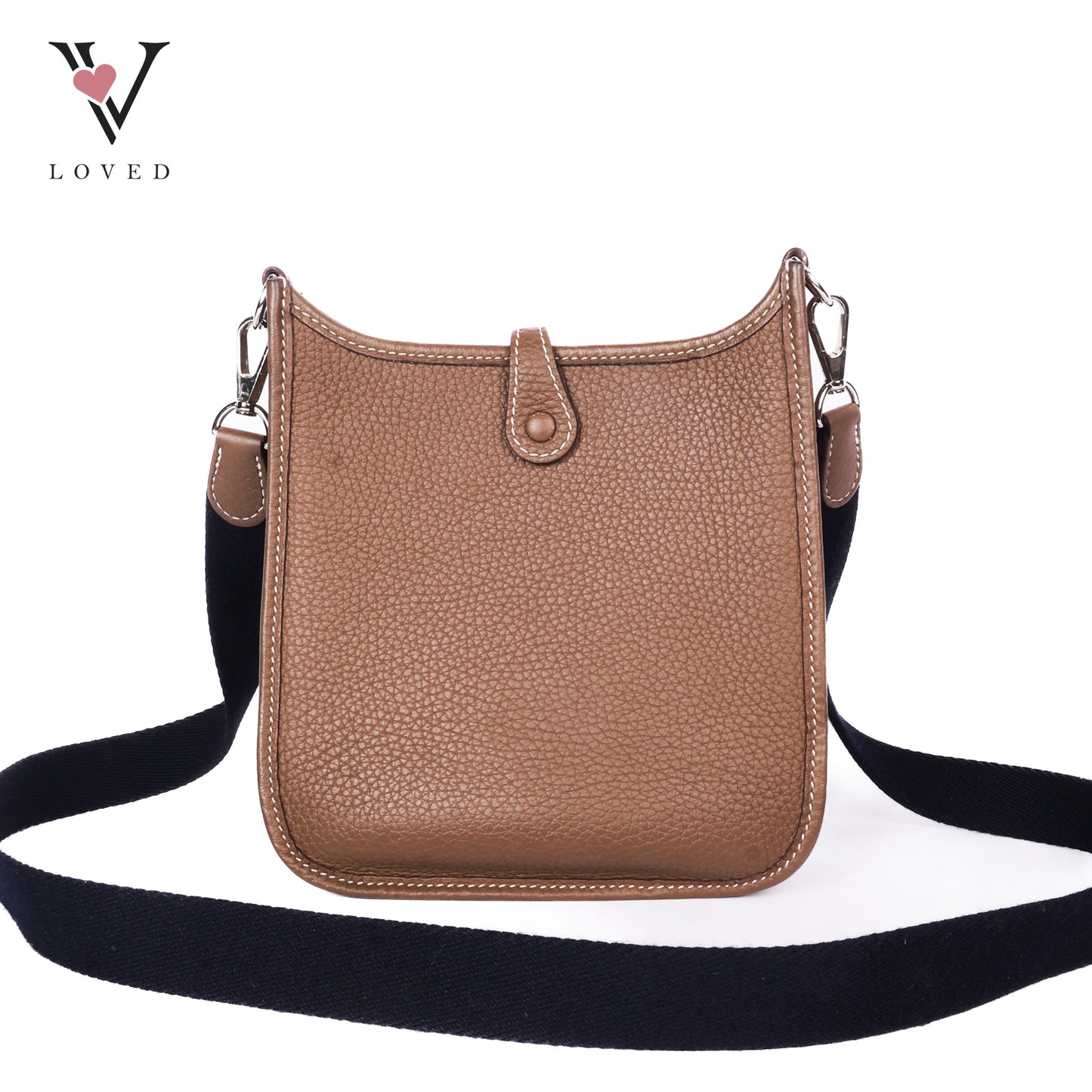 Evelyne In Taupe Clemence Leather