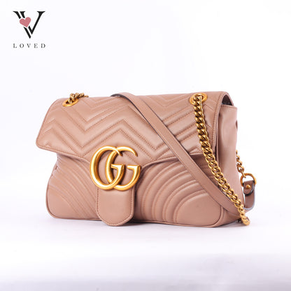 Gucci GG Marmont Matelasse Leather Shoulder Bag