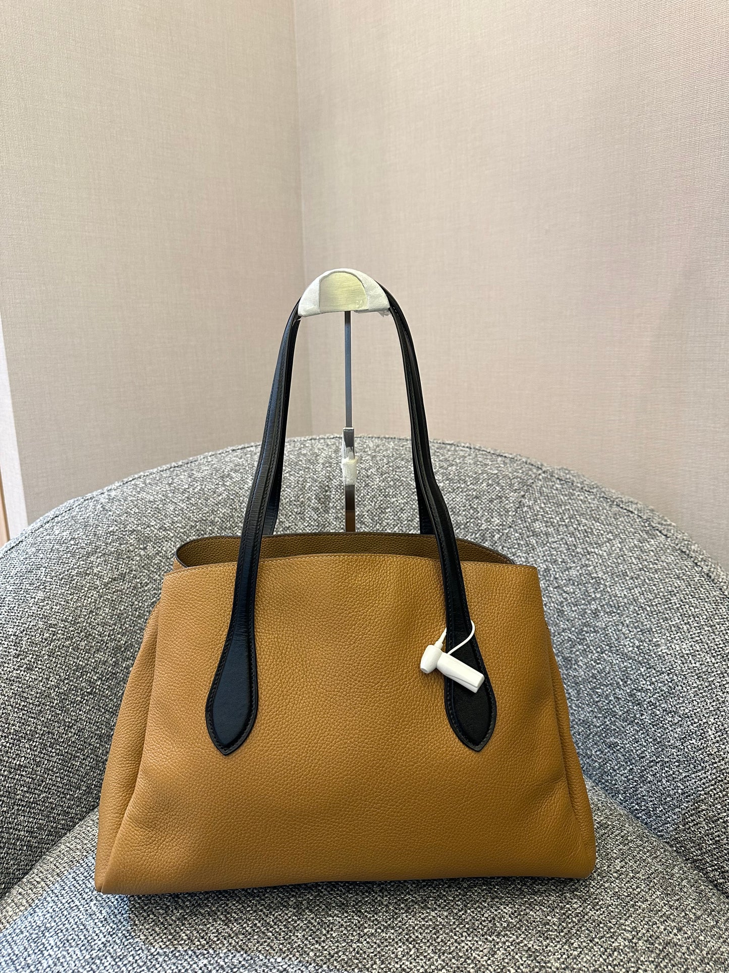 Coach Lora Carryall Tote Bag in Colorblock Pebbled Leather