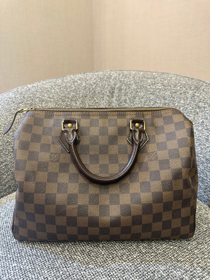 Louis Vuitton Speedy 30 in Damier Ebene