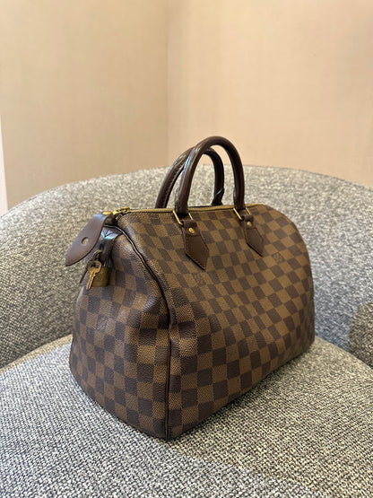 Louis Vuitton Speedy 30 in Damier Ebene