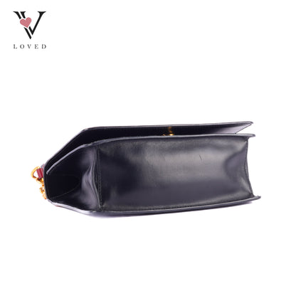 Prada Fouco Saffiano Lux Leather Crossbody Bag In Red