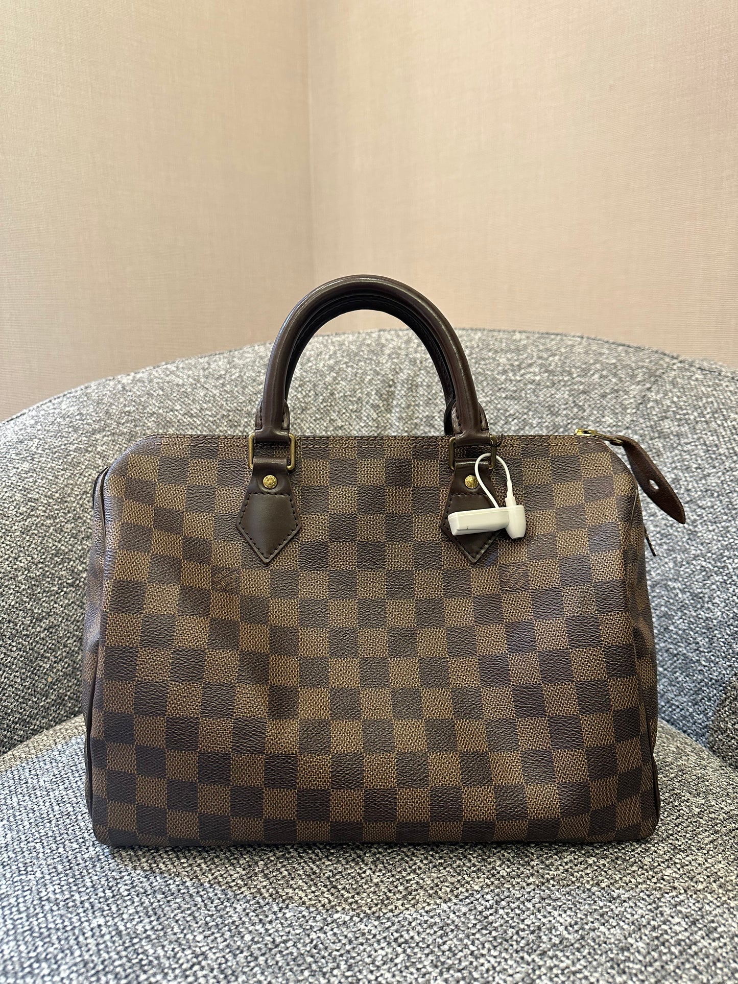 Louis Vuitton Speedy 30 in Damier Ebene