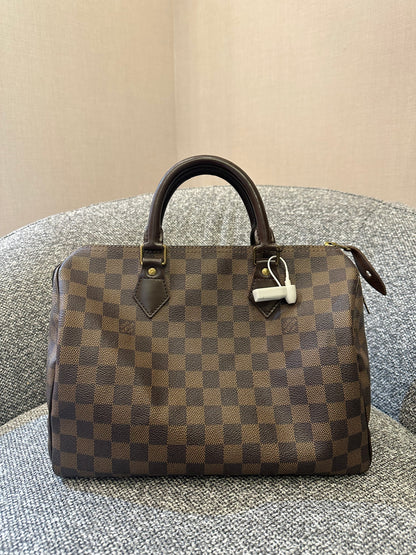 Louis Vuitton Speedy 30 in Damier Ebene