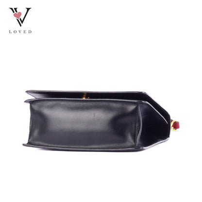 Prada Fouco Saffiano Lux Leather Crossbody Bag In Red