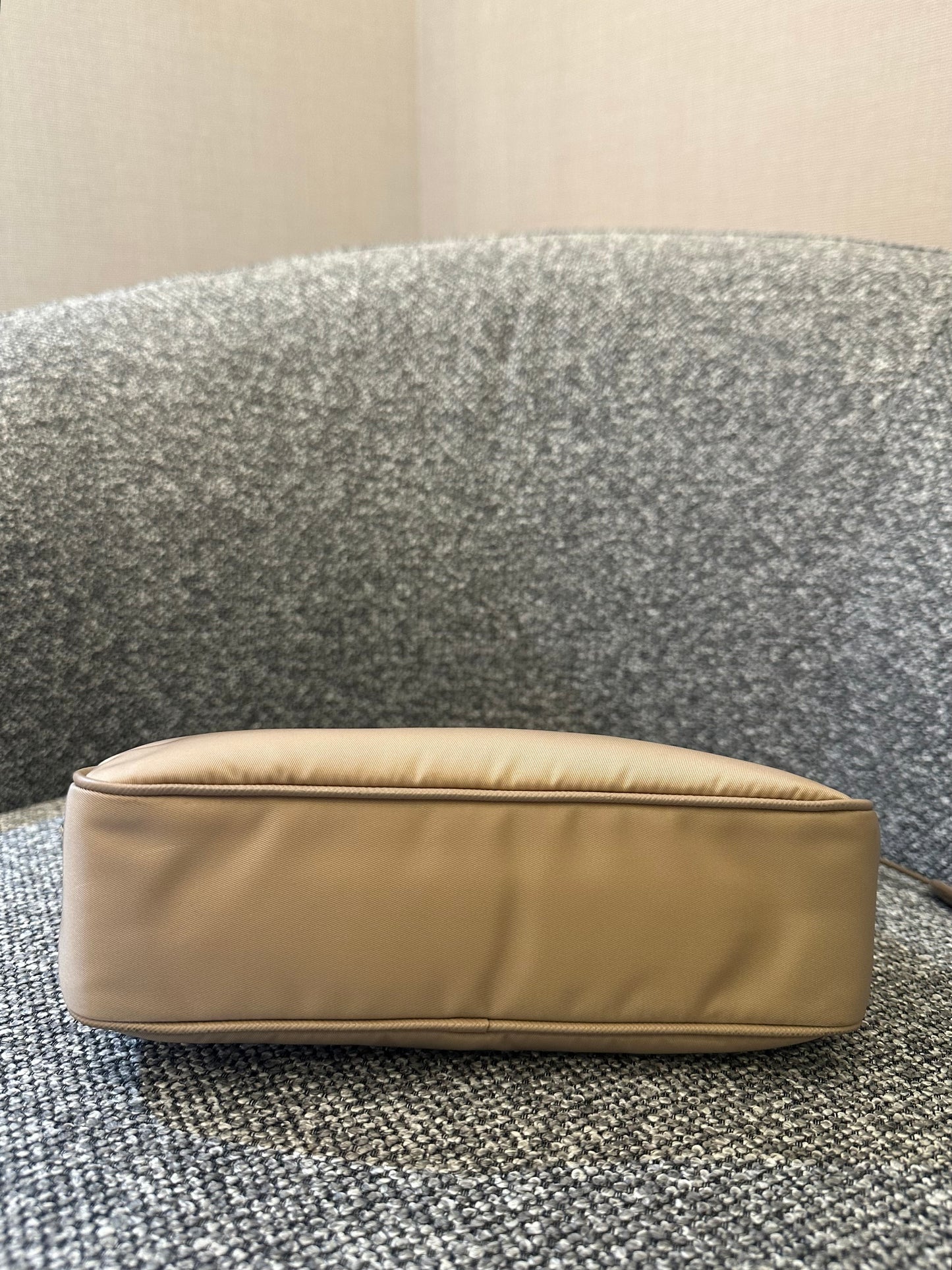 Prada Re-Edition 2005 Mini Hobo Bag in Beige