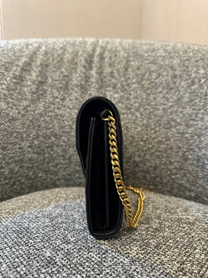 Yves Saint Laurent Cassandre Monogram in Caviar Leather