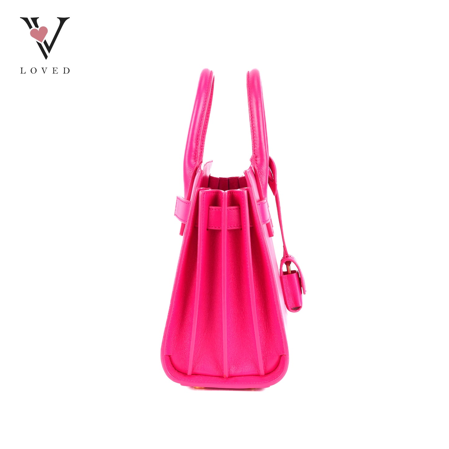Yves Saint Laurent Nano Sac De Jour Tote Bag In Bright Pink
