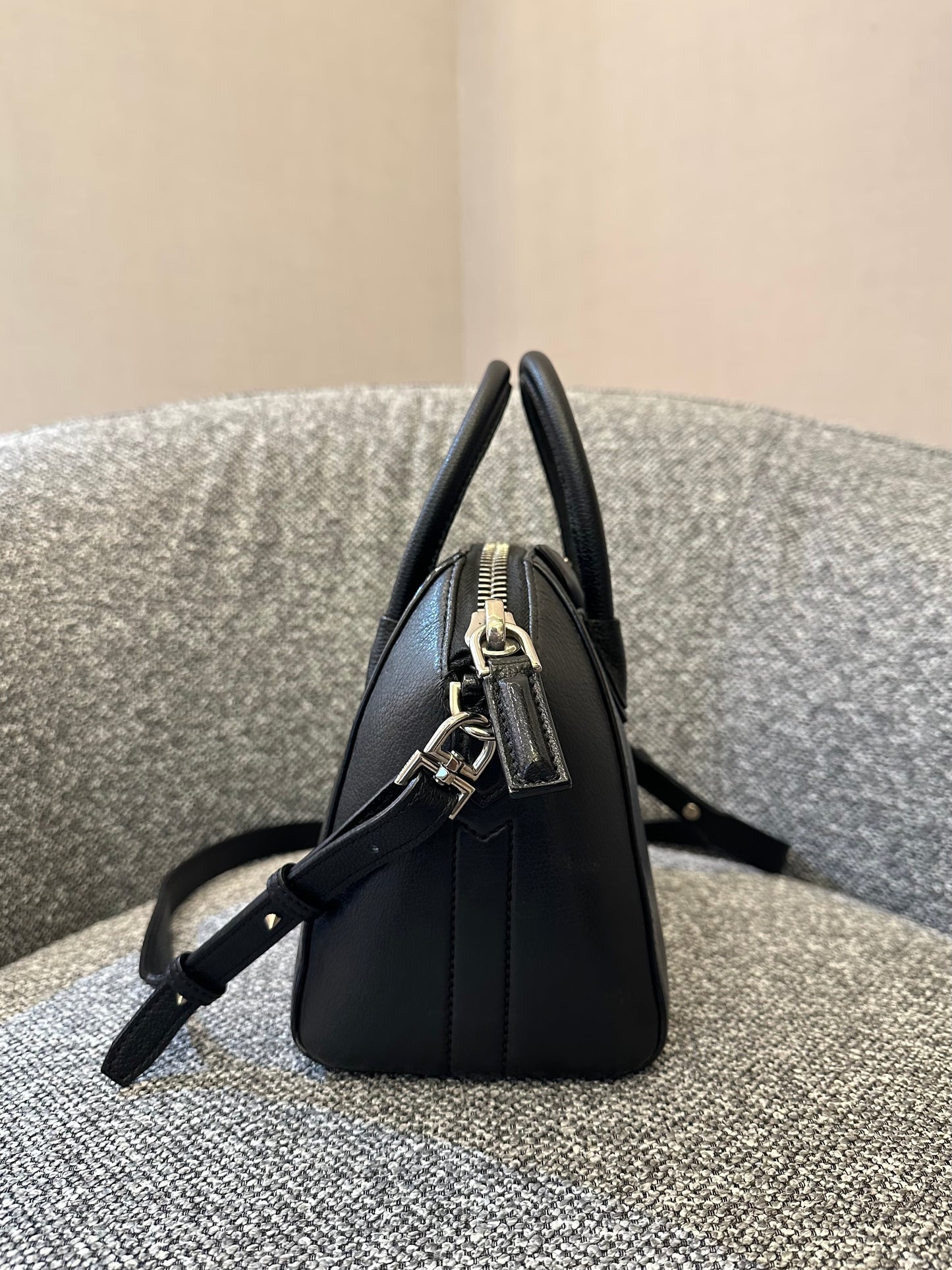 Givenchy Antigona Satchel in Black Leather